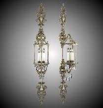American Brass & Crystal WS2290-A-01G-PI - Three Light Wall Sconce